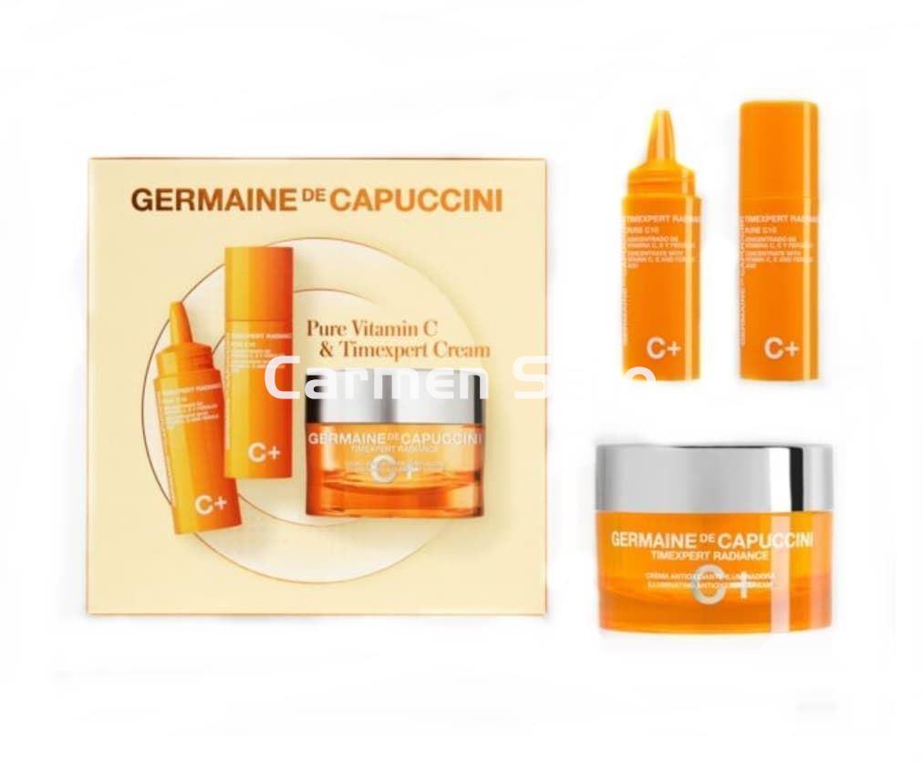 Germaine de Capuccini Pack Pure Vitamin C & Crema Timexpert Radiance C+ - Imagen 1