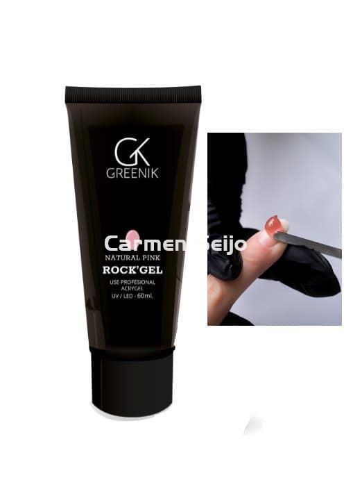 Greenik Care & Color Acrygel Natural Pink Rock´Gel - Imagen 1