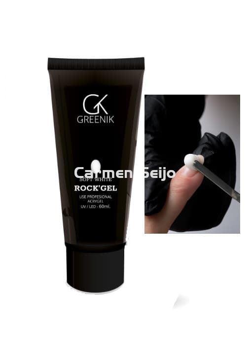 Greenik Care & Color Acrygel Soft White Rock´Gel - Imagen 1