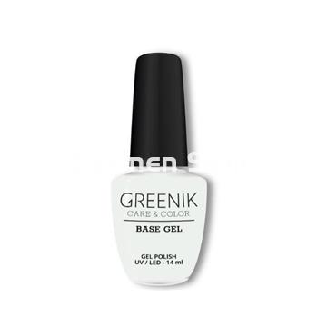 Greenik Care & Color Base Permanente Gel Polish - Imagen 1