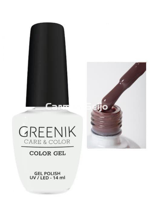Greenik Care & Color Esmalte Marrón COO3 Gel Polish - Imagen 1