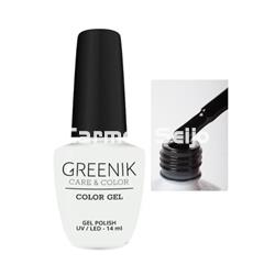 Greenik Care & Color Esmalte Negro WOO2 Gel Polish - Imagen 1