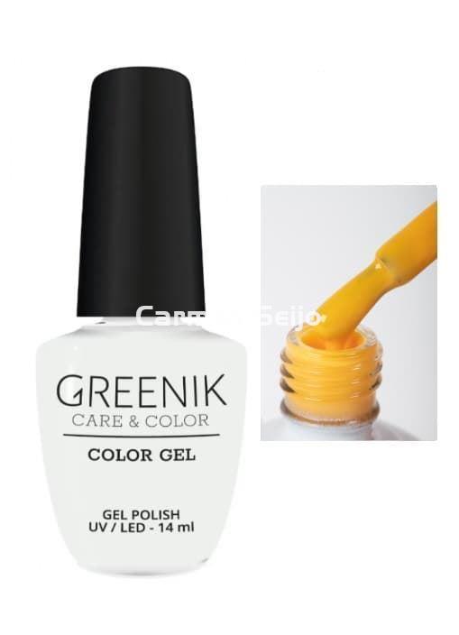 Greenik Care & Color Esmalte Rojo Neón GG09 Gel Polish - Imagen 1