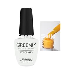 Greenik Care & Color Esmalte Rojo Neón GG09 Gel Polish - Imagen 1