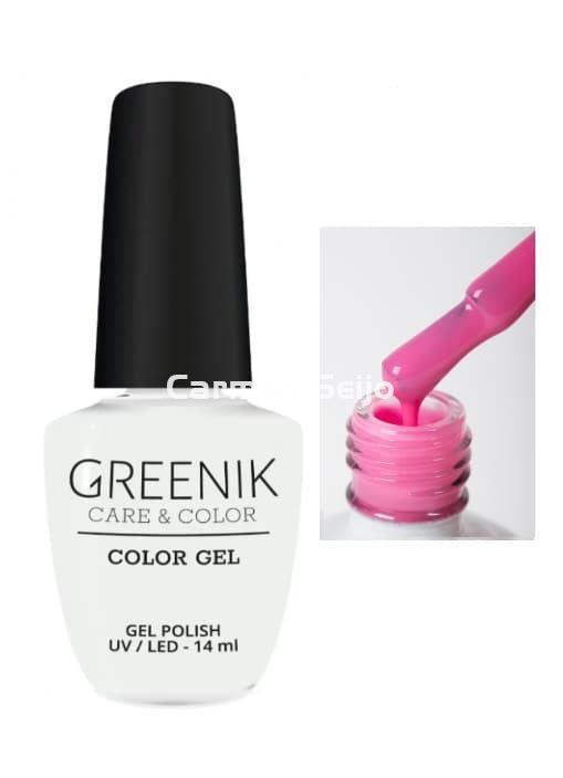 Greenik Care & Color Esmalte Rosa Neón GG007 Gel Polish - Imagen 1