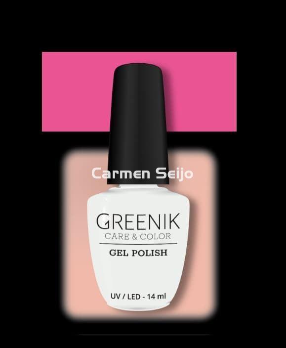 Greenik Care & Color Esmalte Rosa Neón GG007 Gel Polish - Imagen 2