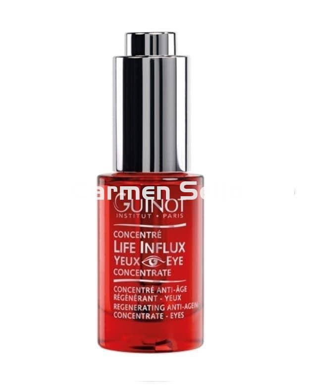 Guinot Contorno de Ojos Regenerador Antienvejecimiento Life Influx Yeux - Imagen 1
