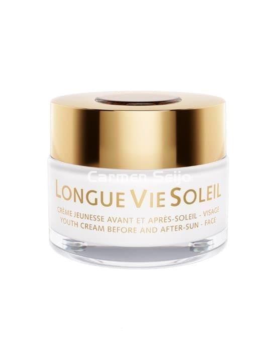 Guinot Crema Facial Antiedad Antes y Después del Sol Longue Vie Soleil 50 ml - Imagen 1