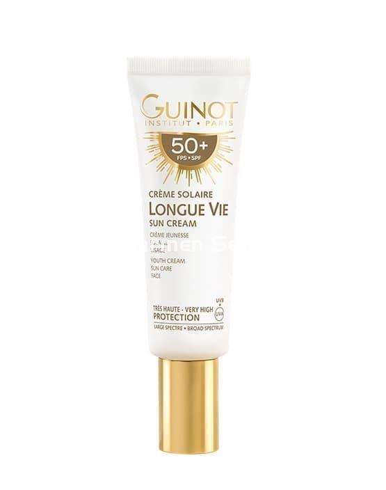 Guinot Crema Solar Antiedad Regeneradora Longue Vie SPF 50+ - Imagen 1
