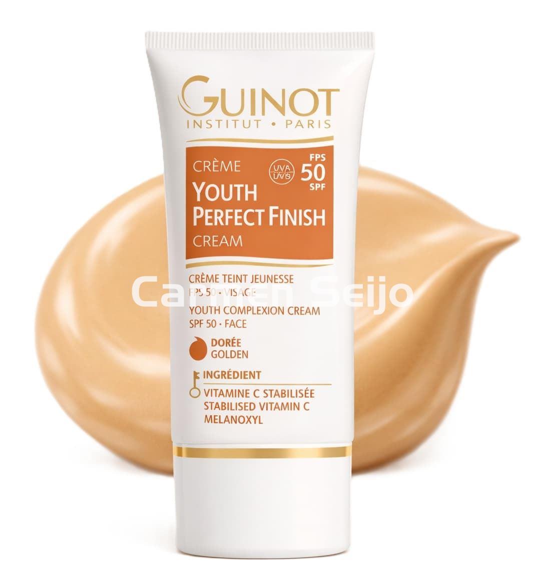Guinot Crema Youth Perfect Finish SPF 50 Dorado - Imagen 1