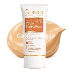 Guinot Crema Youth Perfect Finish SPF 50 Dorado - Imagen 1
