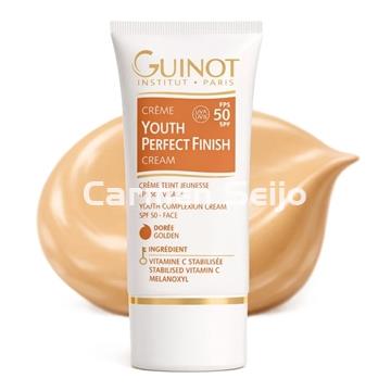 Guinot Crema Youth Perfect Finish SPF 50 Dorado - Imagen 1