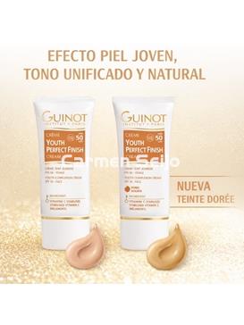 Guinot Crema Youth Perfect Finish SPF 50 Dorado - Imagen 2