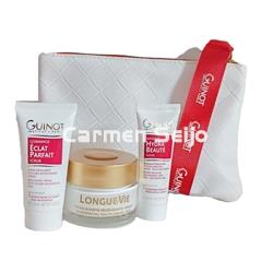 Guinot Pack Regenerador Crema Longue Vie  + Mascarilla Hydra Beauté + Gommage Éclat Parfait - Imagen 1