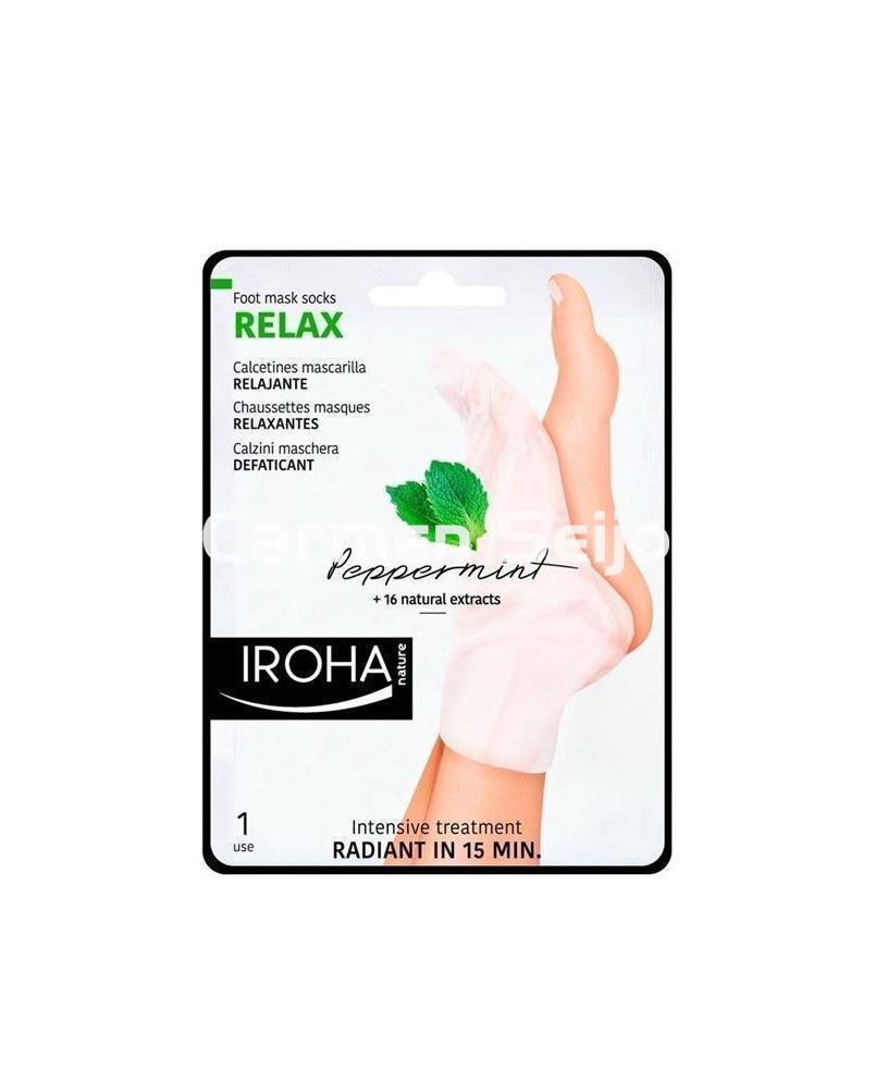 Iroha Nature Calcetines Mascarilla Relajante e Hidratante Relax** - Imagen 1