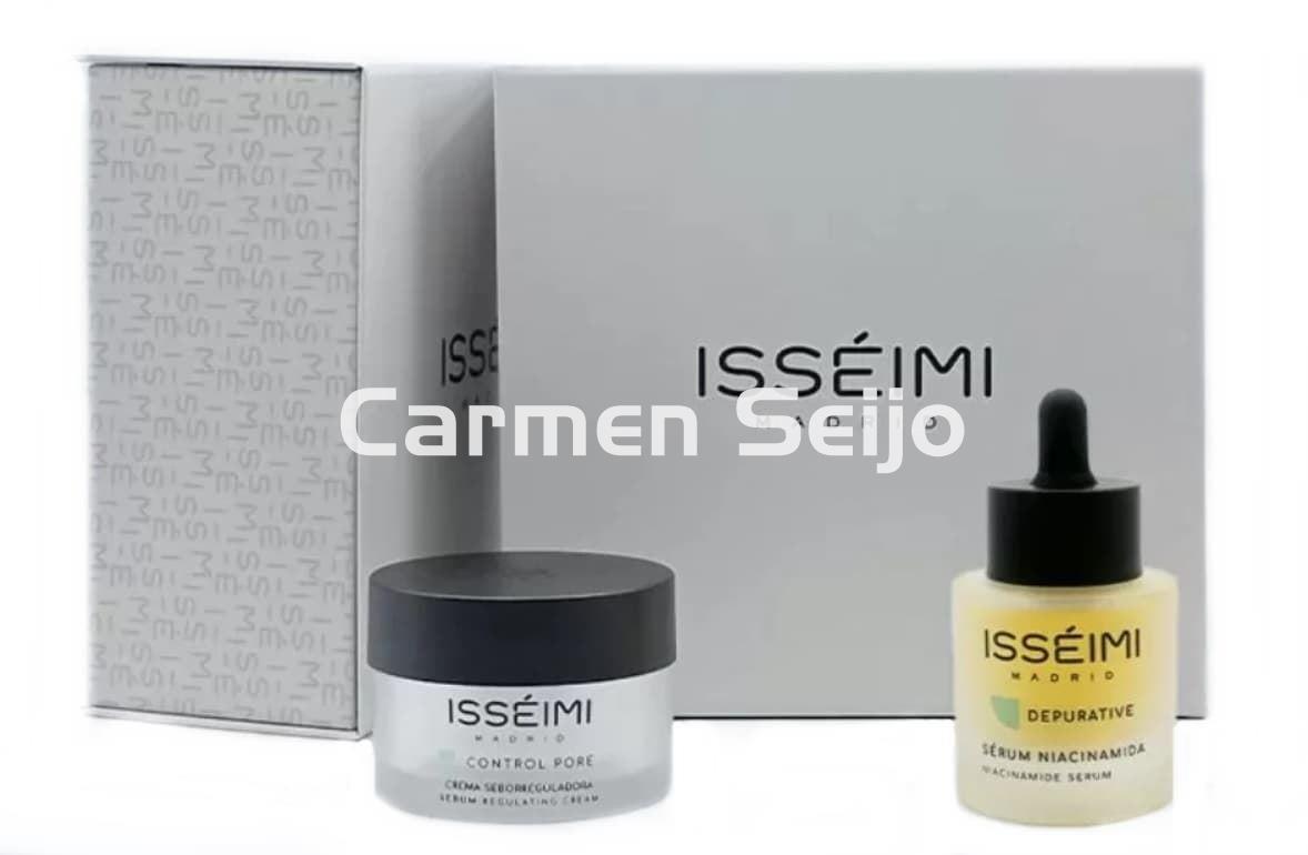 Isséimi Pack Pieles Grasas Crema Control Pore y Sérum Niacinamida Depurative - Imagen 1