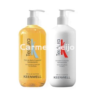 Keenwell Pack Textura Emulsión Rehidratante y Gel de Baño - Imagen 1