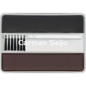 Kryolan Máscara de Pestañas Cake Máscara Marrón y Negro - Imagen 1