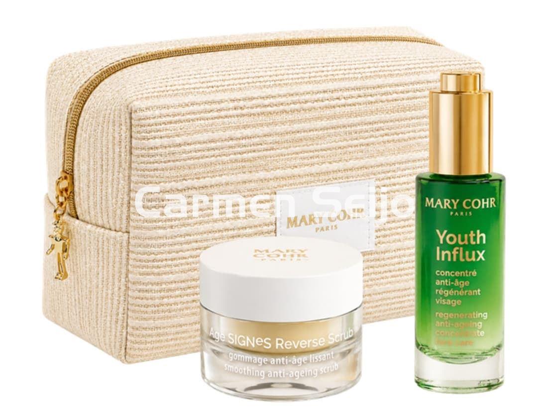 Mary Cohr Pack Antiedad Youth Influx y Exfoliante Age Signes Reverse - Imagen 1