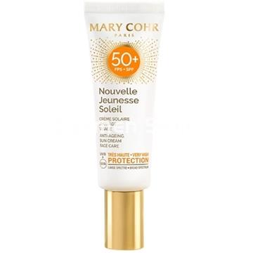 Mary Cohr  Solar Antiedad Nouvelle Jeunesse Soleil Facial SPF50+ - Imagen 1