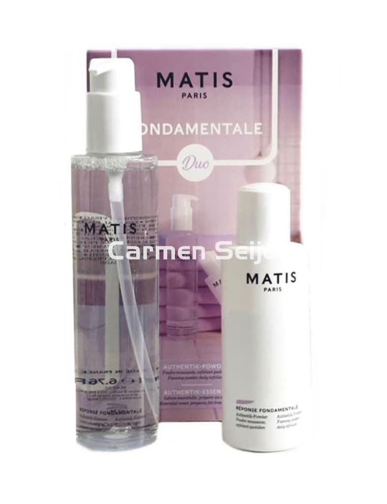 Matis Duo Réponse Fondamentale Tónico y Polvo Exfoliante Authentik (200 ml + 50 g) - Imagen 1