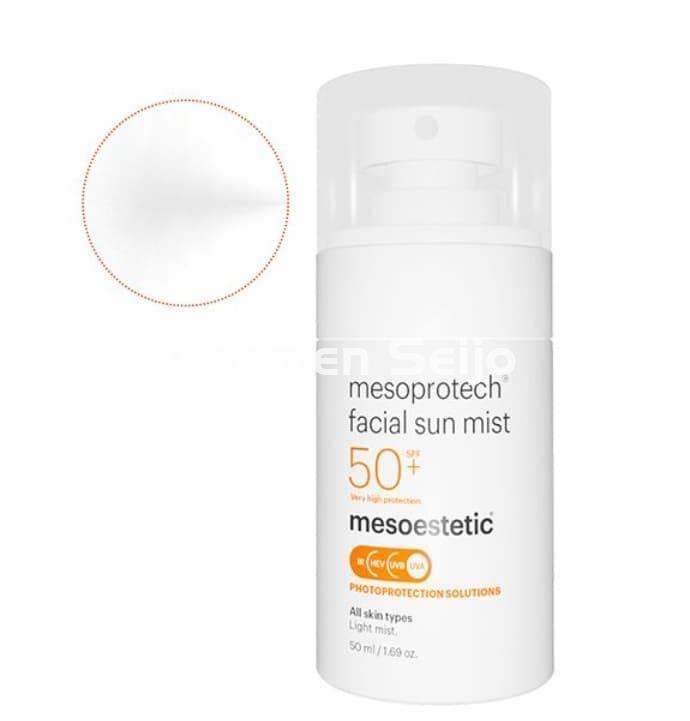mesoestetic Bruma Facial Solar Antiedad SPF50+  mesoprotech® - Imagen 1