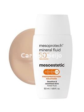 mesoestetic Mineral Fluid SPF 50+ Color Piel Sensible mesoprotech® - Imagen 1