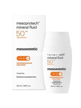 mesoestetic Mineral Fluid SPF 50+ Color Piel Sensible mesoprotech® - Imagen 2