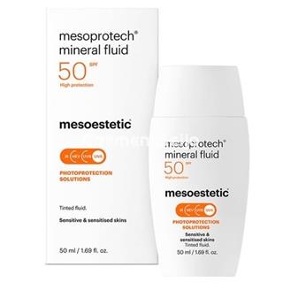 mesoestetic Mineral Fluid SPF 50+ Color Piel Sensible mesoprotech® - Imagen 2