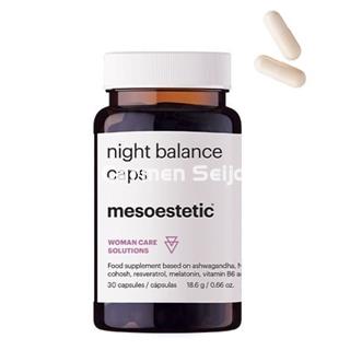 mesoestetic Night Balance Caps Nutricosmético para Menopausia - Imagen 1