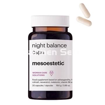 mesoestetic Night Balance Caps Nutricosmético para Menopausia - Imagen 1
