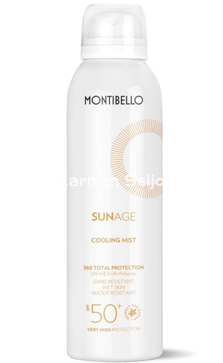 Montibello Bruma Fotoprotectora Cooling Mist SPF 50+ Sun Age 200 ml. - Imagen 1