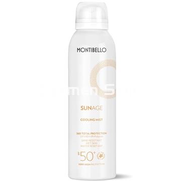 Montibello Bruma Fotoprotectora Cooling Mist SPF 50+ Sunage - Imagen 1
