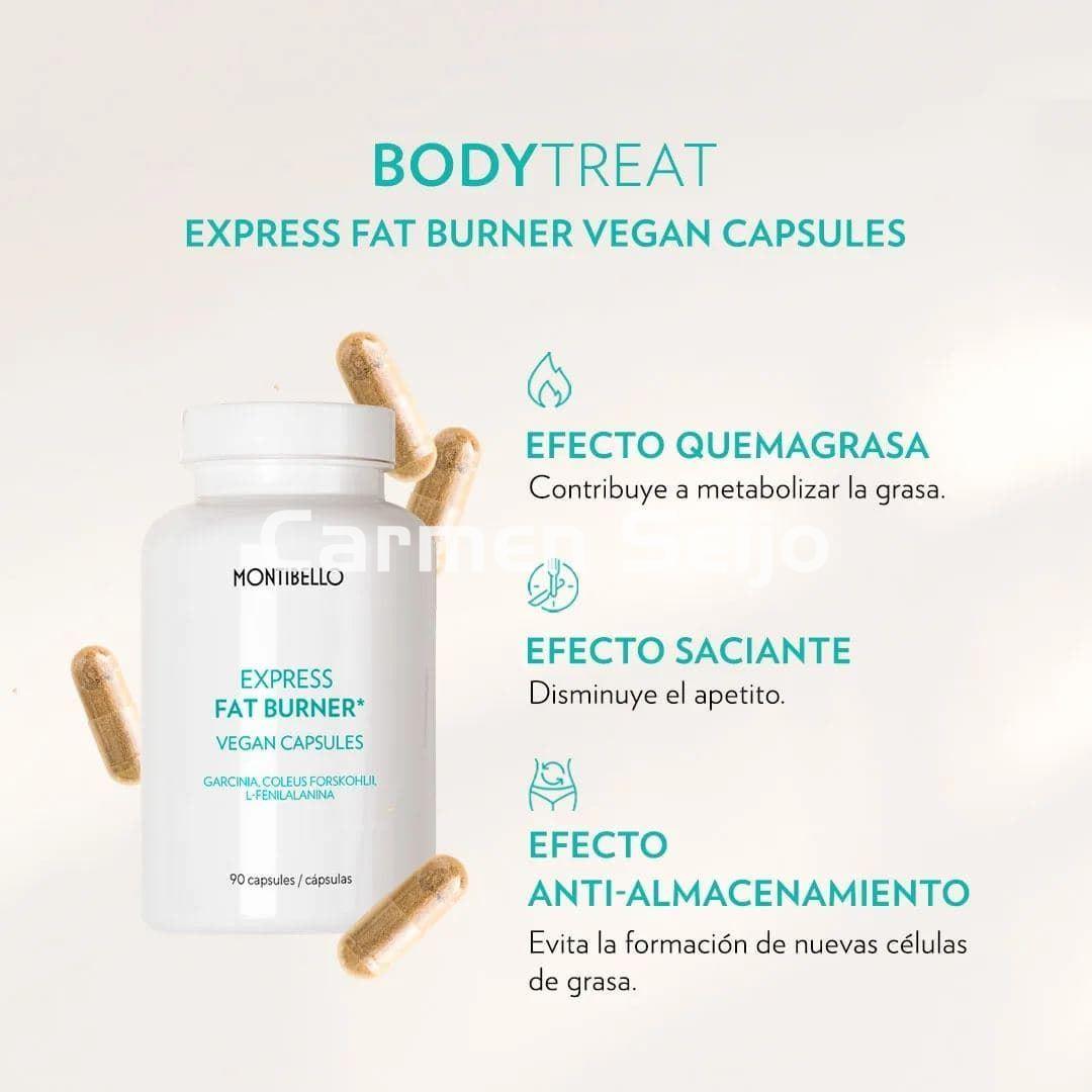 Montibello Cápsulas Reductoras Express Fat Burner Vegan Body Treat - Imagen 2