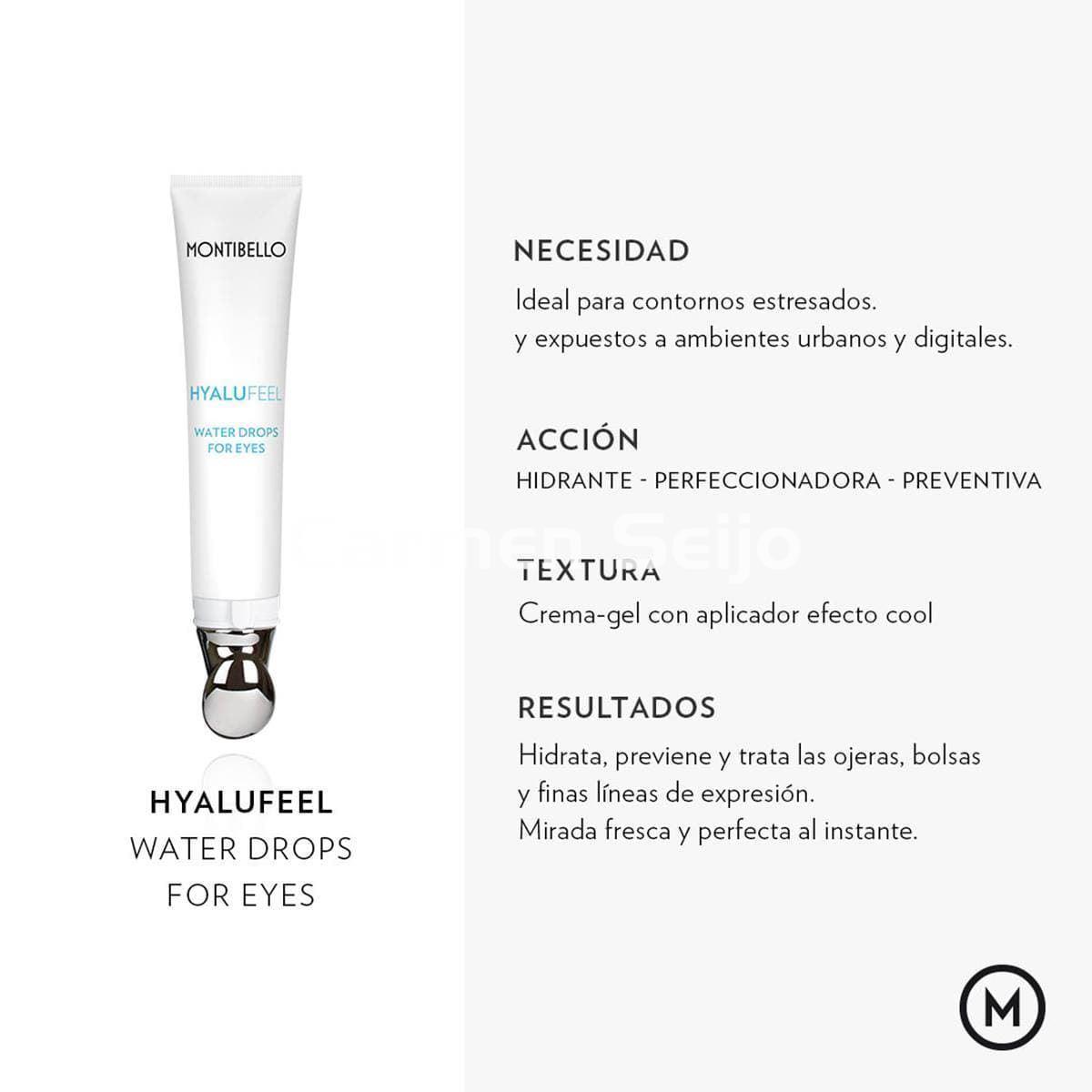 Montibello Contorno de Ojos Water Drops Hyalufeel 15 ml. - Imagen 2