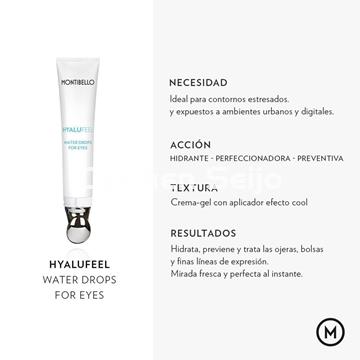 Montibello Contorno de Ojos Water Drops Hyalufeel 15 ml. - Imagen 2