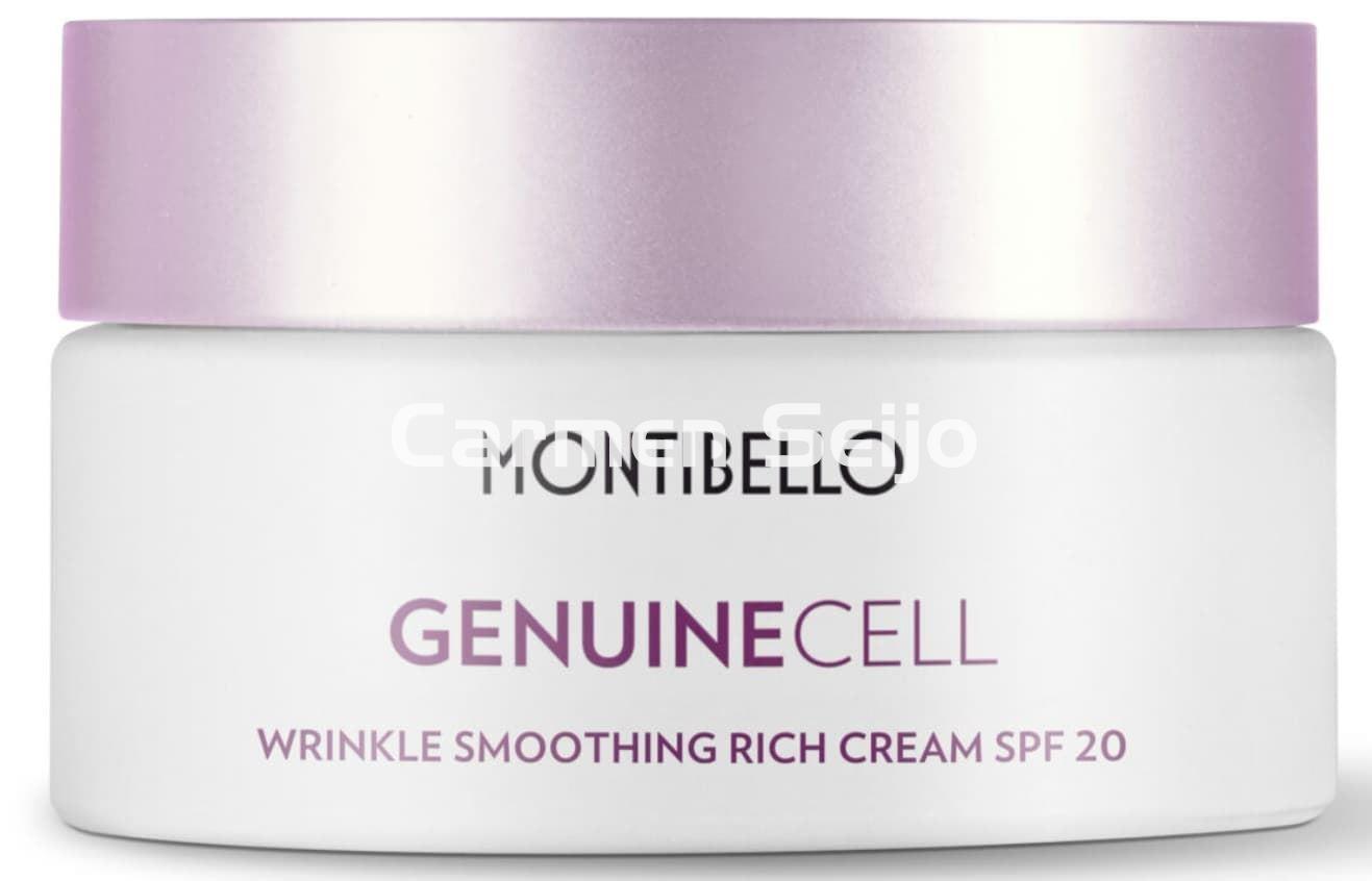 Montibello Crema Antiarrugas Wrinkle Smoothing Rich Spf 20 Genuine Cell - Imagen 1