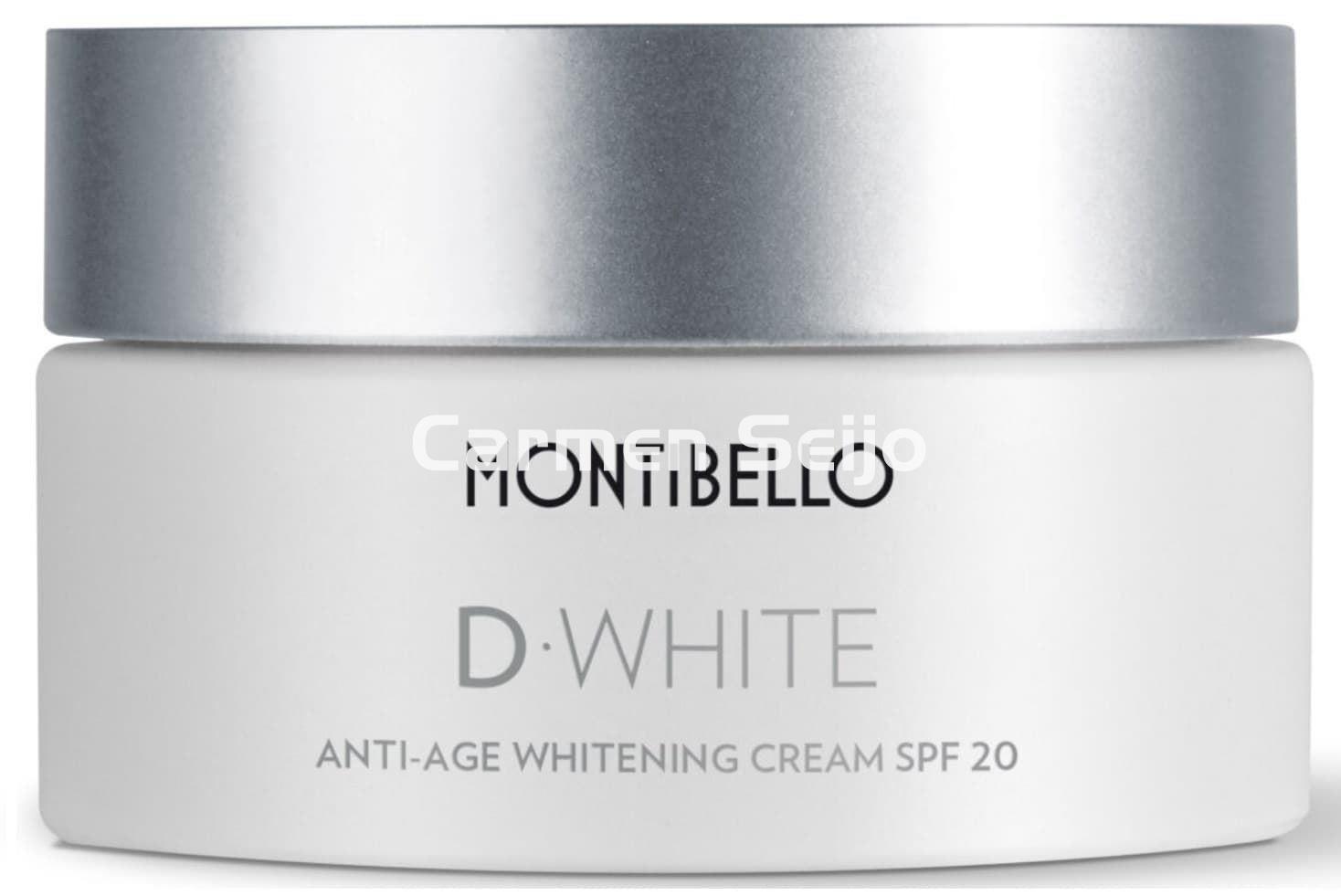 Montibello Crema Despigmentante Anti-Age Whitenning SPF 20 D-White - Imagen 1