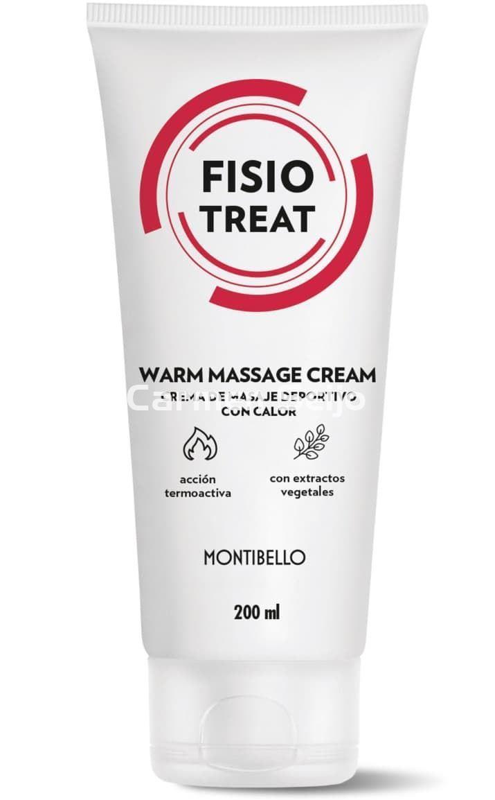 Montibello Crema Efecto Calor Masaje Deportivo Warm Massage Fisio Treat 200 ml. - Imagen 1