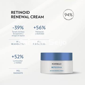 Montibello Crema Retinoid Renewal Cream Retiderma - Imagen 2