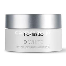 Montibello Emulsión Despigmentante Anti-Age Whitenning SPF 20 D-White - Imagen 1