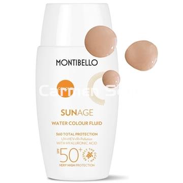 Montibello Fluido Solar Water Color Fluid Spf 50+ Sun Age - Imagen 1