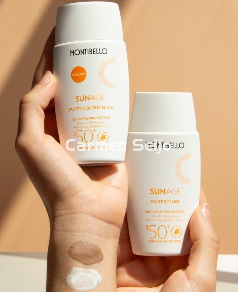 Montibello Fluido Solar Water Color Fluid Spf 50+ Sunage - Imagen 2