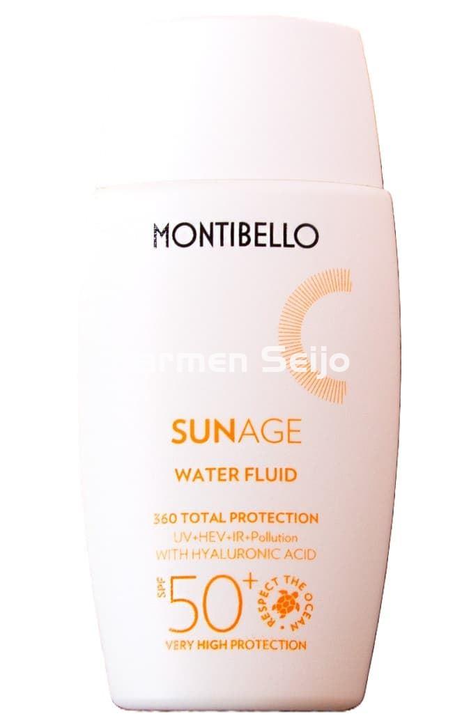 Montibello Fluido Solar Water Fluid Spf 50+ Sunage - Imagen 1