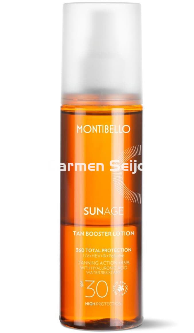 Montibello Loción Activadora del Bronceado Tan Booster SPF 30 Sun Age - Imagen 1