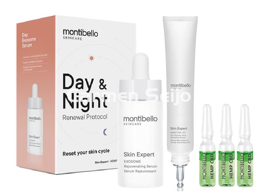 Montibello Pack Day & Night Sérum Exosomas & Smart Peel 15% - Imagen 1