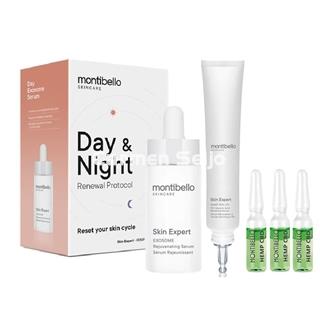 Montibello Pack Day & Night Sérum Exosomas & Smart Peel 15% - Imagen 1