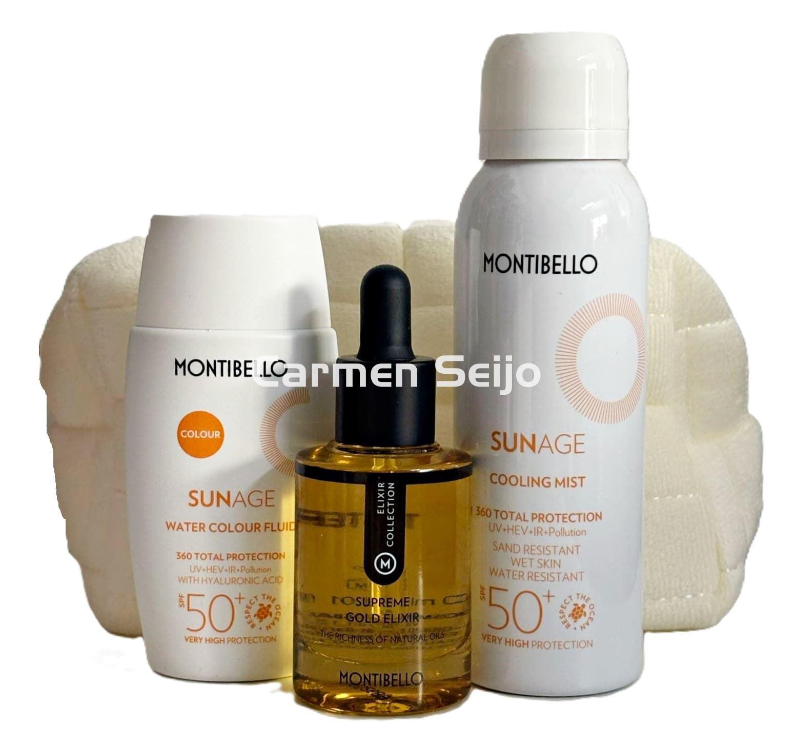 Montibello Pack Fluido Solar Water Color y Gold Elixir - Imagen 1