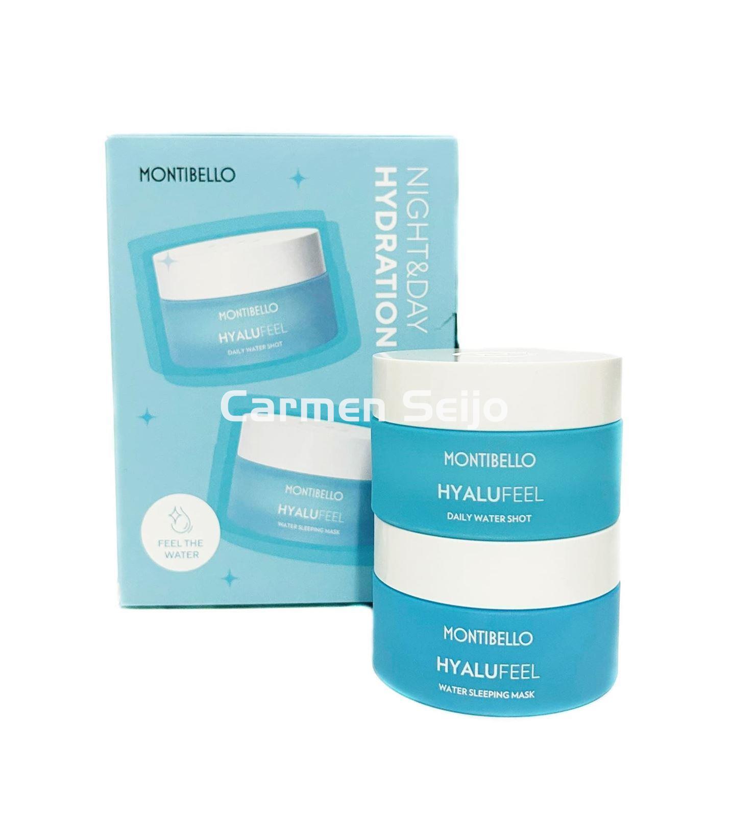 Montibello Pack Hidratante Hyalufeel Emulsión+ Sleeping Mask** - Imagen 1