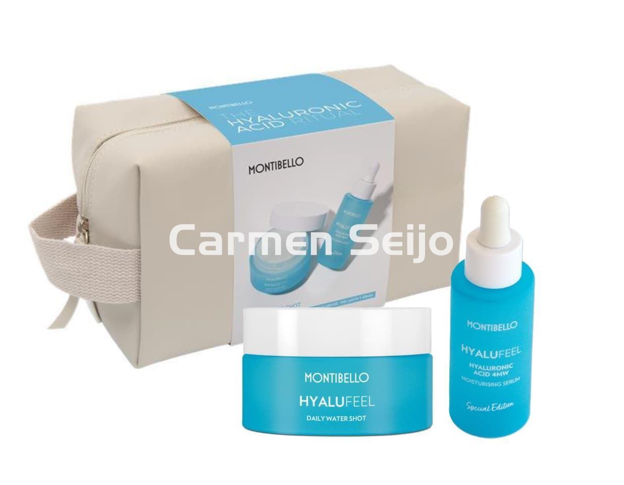 Montibello Pack Hyalufeel Daily Water Shot y Sérum Hyaluronic Acid 4MW - Imagen 1